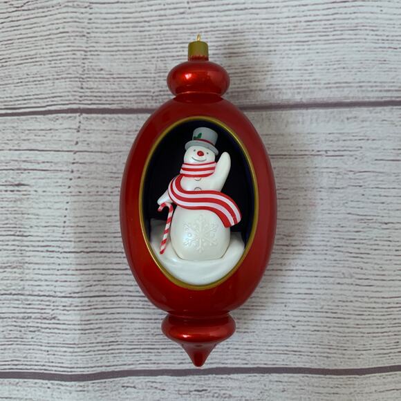 Hallmark Keepsake Top Hat Snowman Christmas Tree Ornament Limited Edition 2022 - Picture 2 of 15